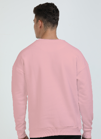 Vagabond Us Baby Pink Premium Unisex Oversized Sweatshirts