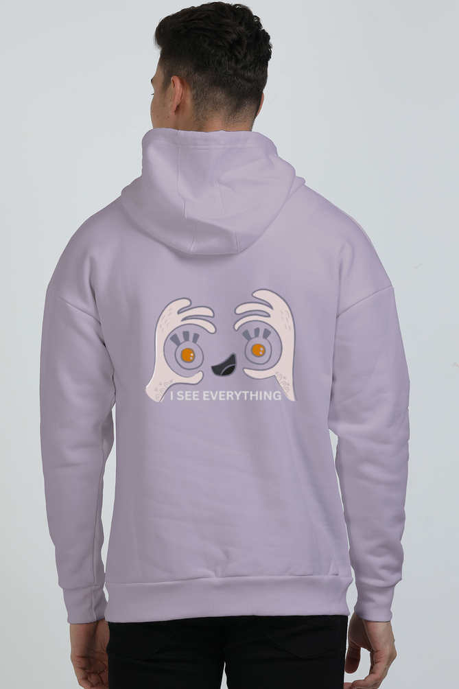 Available in Six colour Sanskrit Premium Heavyweight I See Everything Oversized Vagabond Us Hooded Sweatshirt