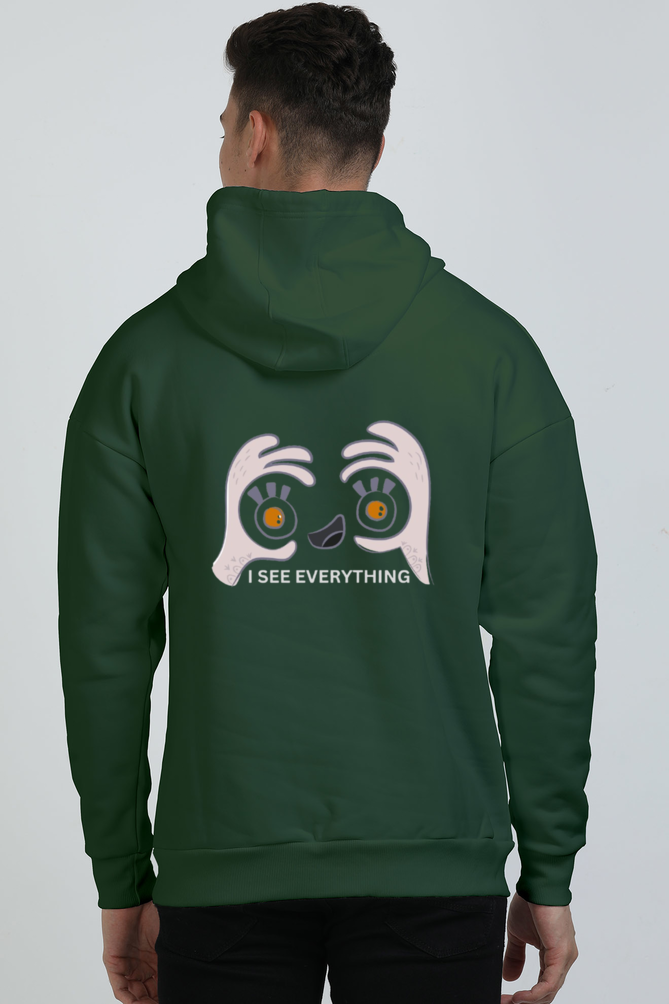 Available in Six colour Sanskrit Premium Heavyweight I See Everything Oversized Vagabond Us Hooded Sweatshirt